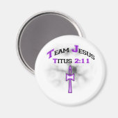 Team Jesus Christlich Titus 211 Magnet (Vorderseite/Rückseite)