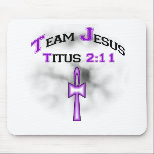 Team Jesus Christlich Titus 211 Mousepad