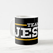 Team Jesus Christus christlich-katholisch-orthodox Kaffeetasse (Vorderseite Links)