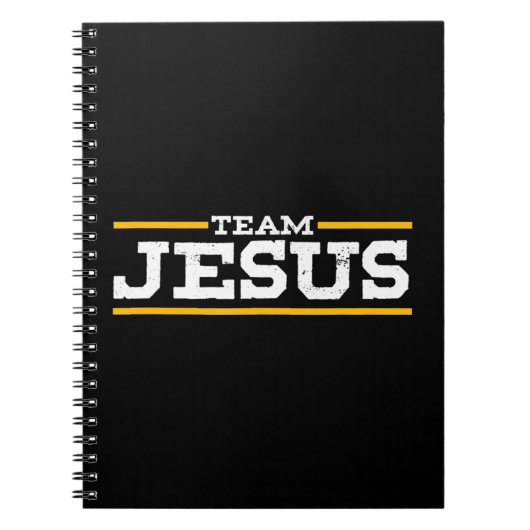Team Jesus Christus christlich-katholisch-orthodox Notizblock (Vorderseite)
