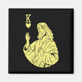 Team Jesus Christus ist König des Herzens, religiö Magnet (Vorne)