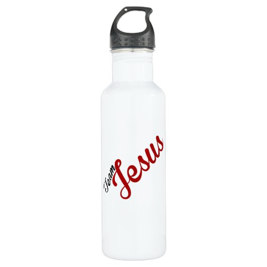 Team-Jesus-Flaschenwasser Trinkflasche (Vorderseite)