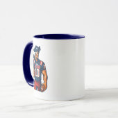 Team JESUS Fußball 10 - Christlich Tasse (Vorderseite Links)