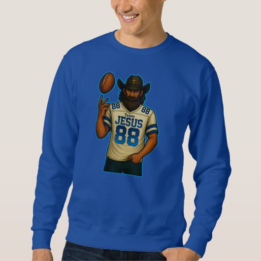 Team JESUS Fußball 88 - Christlich Sweatshirt (Vorderseite)