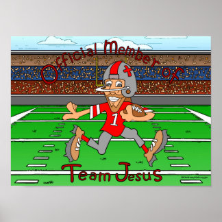 Team Jesus (Fußball) Poster