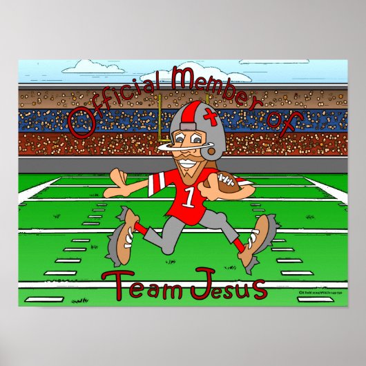 Team Jesus (Fußball) Poster (Vorne)