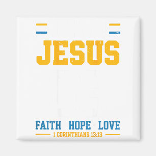 Team Jesus Glaube Hoffnung Liebe passende Familie Magnet