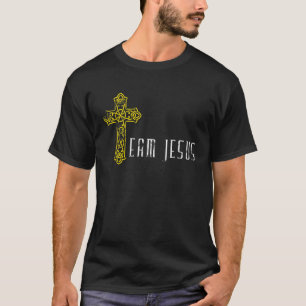 Team Jesus glaubt Gott Retro Männer Frauen Kinder T-Shirt
