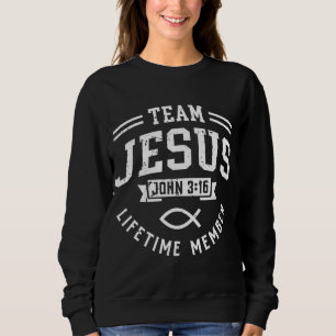 Team Jesus John 316 Lebenszeit Christlich Sweatshirt