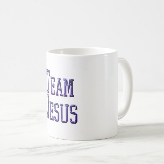 Team Jesus Kaffeetasse (VorderseiteRechts)