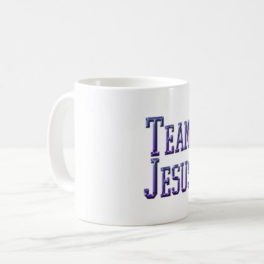 Team Jesus Kaffeetasse (Vorderseite Links)