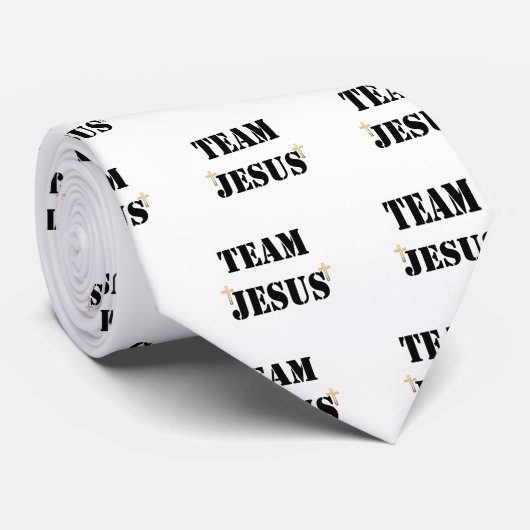Team Jesus Krawatte (Gerollt)