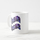 Team-Jesus-Logo Kaffeetasse (Vorderseite Links)
