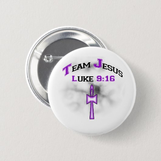 Team Jesus Luke 916 Button (Vorne & Hinten)