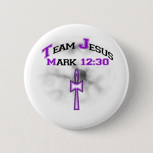 Team Jesus Mark 12:30 Button (Vorderseite)