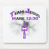 Team Jesus Mark 12:30 Mousepad (Vorne)