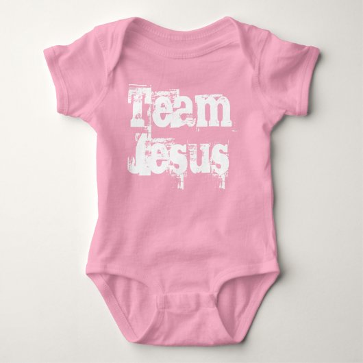 Team Jesus Onsie Baby Strampler (Vorderseite)