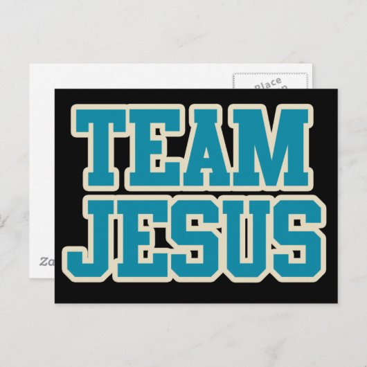 Team Jesus Postkarte (Vorne/Hinten)