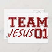 Team Jesus Postkarte (Vorne/Hinten)
