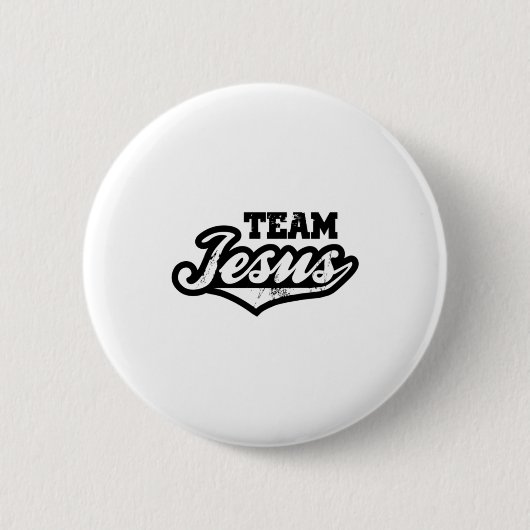 Team Jesus T-Shirt Button (Vorderseite)