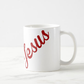 Team-Jesus-Tasse rot und schwarz Kaffeetasse