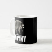Team Jimothy Viraler Waschbär Lustig Kaffeetasse (Vorderseite Links)