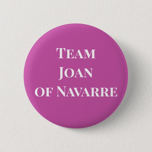 Team Joan von Navarra Button (Vorderseite)