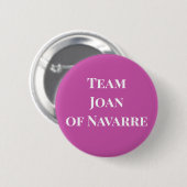 Team Joan von Navarra Button (Vorne & Hinten)
