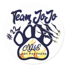 Team JoJo Sticker Northshore Lady Panthers Ball