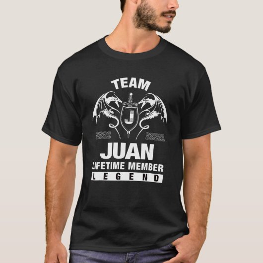 Team Juan Lifetime Member T-Shirt (Vorderseite)