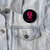TEAM JULI Brustkrebs - Premium-T - Shirt Button (Beispiel)