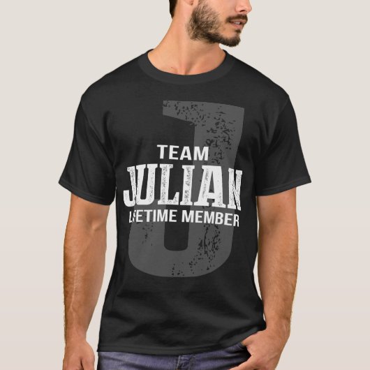 Team JULIAN Lifetime Mitglied T-Shirt (Vorderseite)