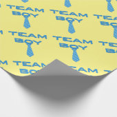Team-Jungen-Geschlecht decken Verpackung auf Geschenkpapier (Ecke)