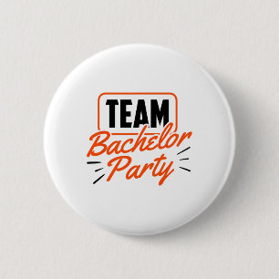 Team Junggesellenabschied Braut Bräutigam 3  Button