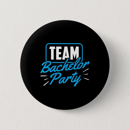 Team Junggesellenabschied Braut Bräutigam 5 Button (Vorderseite)
