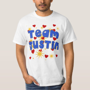 TEAM JUSTIN! T - Shirts für Kinder und Erwachsene