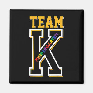 Team K Kindergarten Lehrer Schüler Zurück zur Schu Magnet