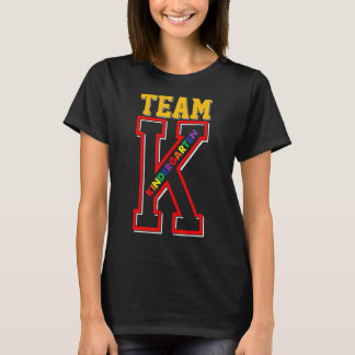 Team K Kindergarten Lehrer Schüler Zurück zur Schu T-Shirt