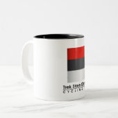 TEAM-Kaffee-Tasse Trek-Speicher-Cincinnatis Zweifarbige Tasse (Vorderseite Links)