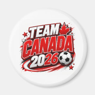TEAM KANADA 2026 Fußballfan   Kanadier  Magnet
