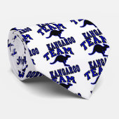 Team-Känguru-Blau Krawatte (Gerollt)