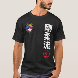 Team Karate Goju Ryu USA-Flagge Kanji Japanisch Ma T-Shirt