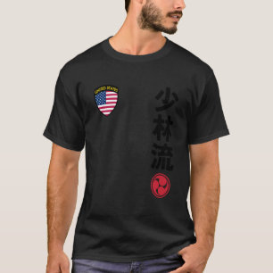Team Karate Shorin Ryu USA-Flagge japanische Kampf T-Shirt