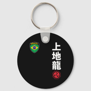 Team Karate Uechi Ryu Brasilien Flaggen Japanische Schlüsselanhänger