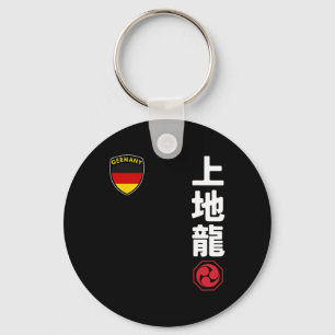 Team Karate Uechi Ryu Deutsche Flagge Japanische K Schlüsselanhänger