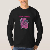 Team Kardiologie Anatomisches Herz ,Doktor T-Shirt (Vorderseite)