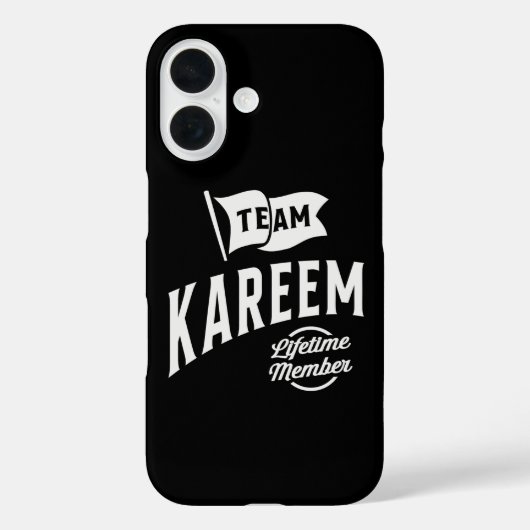 Team Kareem Lifetime Mitglied Case-Mate iPhone Hülle (Rückseite)