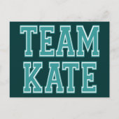 Team Kate Postkarte (Vorderseite)