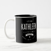 Team Kathleen Zweifarbige Tasse (Links)