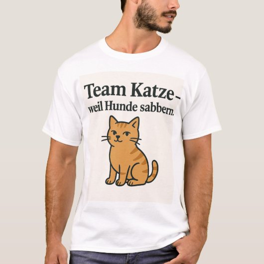 TEAM KATZE T SHIRT (Vorderseite)